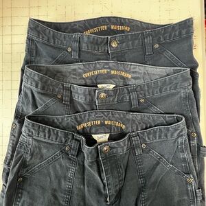 3 pairs of Duluthflex Fire Hose Slim Leg Womens Cargo Pants 10x33